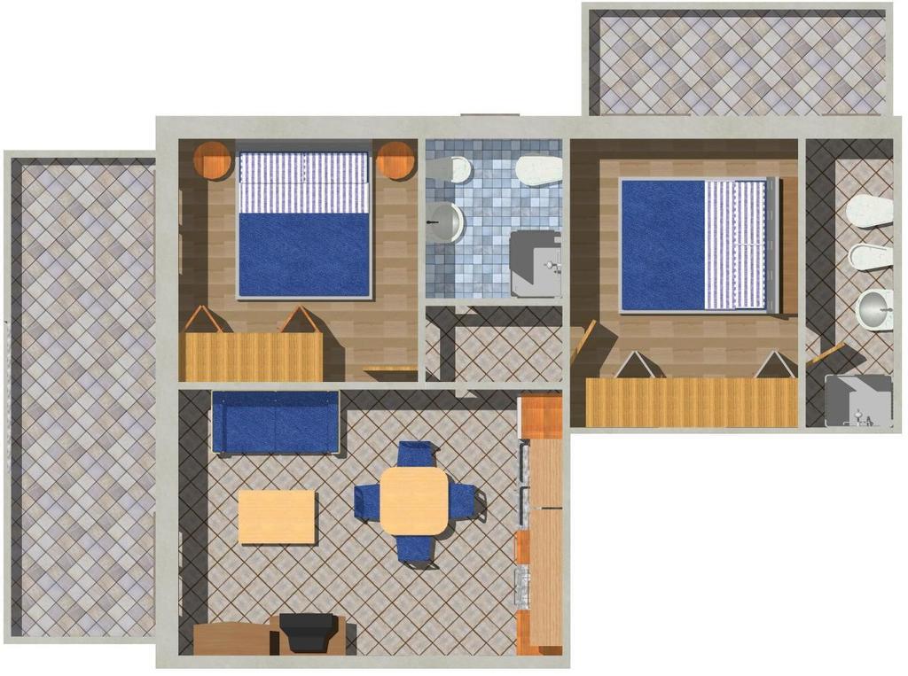 Family Residence Nuova Orchidea Riccione Luaran gambar